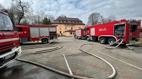 Pożar w Domu Pomocy Społecznej w Przytocku. Nie żyje jeden z pensjonariuszy