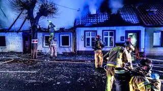 Akcja gaśnicza trwała do rana