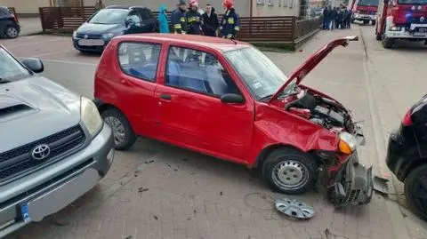 Potrącił chłopca i uszkodził cztery samochody