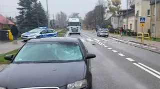 Kobieta została potrącona przez audi