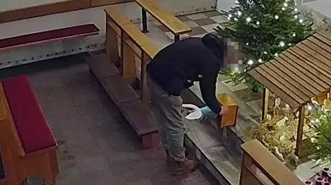 Recydywista próbował ukraść kościelną skarbonkę