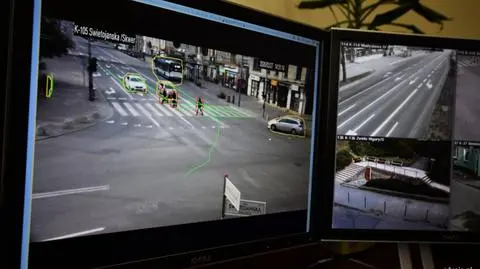 System zakreśla na ekranie grupy ponad trzy osoby