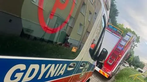 Podejrzenie czadu w gdyńskim mieszkaniu. Okazało się, że to udar
