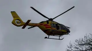 Na miejsce zdarzenia zadysponowano śmigłowiec LPR