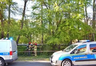 Walizka ze zwłokami dryfowała w rzece