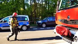 Akcja służb przy ul. Rybackiej w Ustce