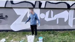Grafficiarz odpowie za zniszczenie mienia