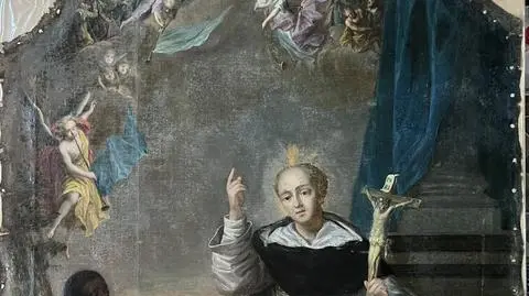 Zaskakujące odkrycie w kościele św. Mikołaja w Gdańsku. Odnawiany obraz przedstawia innego świętego niż zakładano