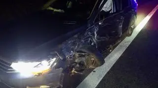 Policja zatrzymała dowody rejestracyjne obu pojazdów