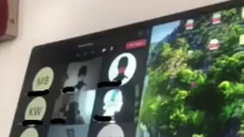 Przerwane zajęcie prof. Steliny  ze studentami prawa