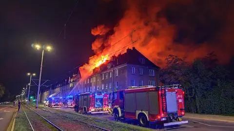 Tragiczny pożar kamienicy w Gdańsku. Zginęła jedna osoba
