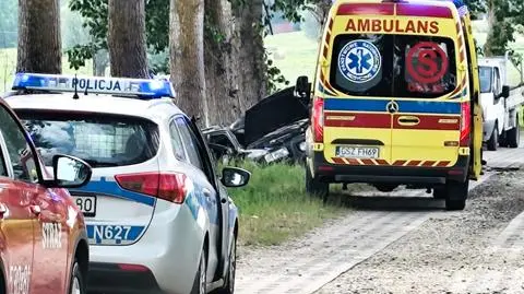 Kierowca uderzył w przydrożne drzewo. Zginął na miejscu