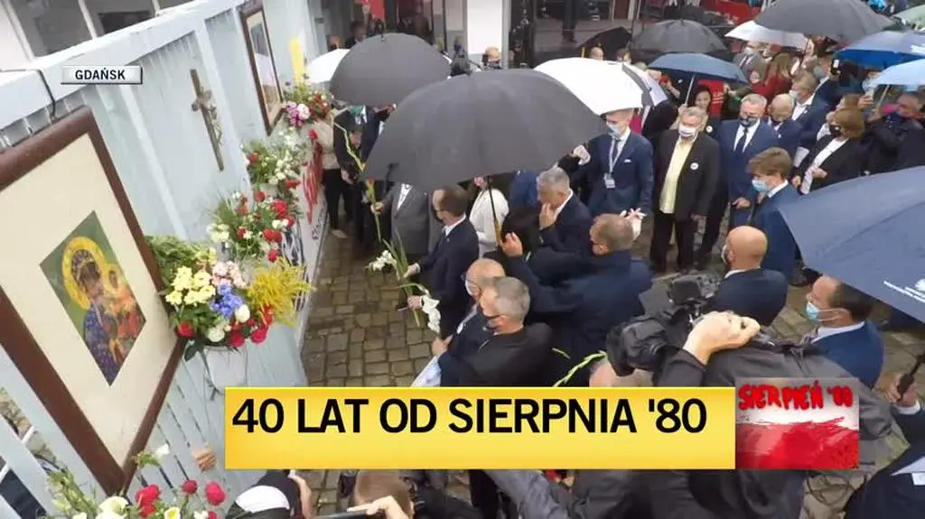 Uroczyste otwarcie bramy Stoczni Gdańskiej