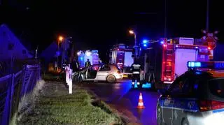 Podróżujący volkswagenem mieli wiele szczęścia