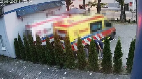 Zniszczył i okradł ambulans. Może spędzić w więzieniu 7,5 roku
