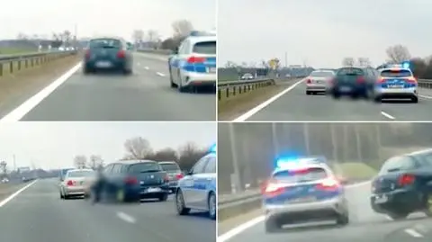 Ukradł ze stacji alkohol i uciekał autostradą A4. 40-latek był pod wpływem alkoholu i kokainy 