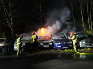 Pożar wybuchł w nocyz 31 października na 1 listopada
