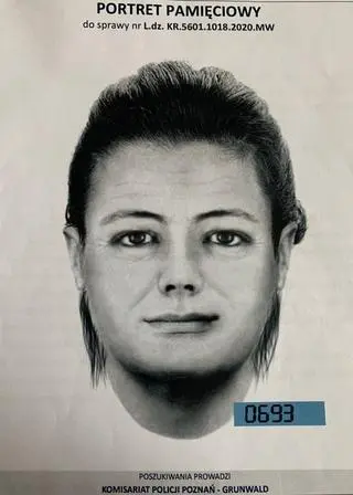 Portret pamięciowy jednej z poszukiwanych kobiet