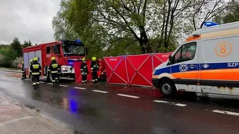 Samochód uderzył w drzewo. Jedno dziecko nie żyje, drugie w szpitalu