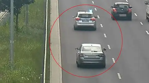 Policjanci eskortowali dziecko do szpitala. Nagranie