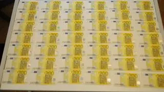 Łączna wartość fałszywych banknotów to blisko 46 tysięcy euro