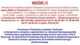 Sanepid prosi klientów o kontakt
