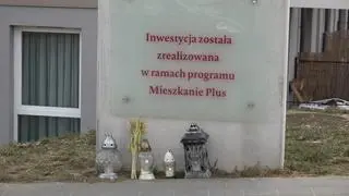 Niezadowoleni beneficjenci programu zostawiają na osiedlu znicze