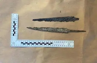 Zabezpieczone przez policjantów zabytki archeologiczne 