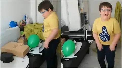 Kuba dostał wymarzony teleskop, radość była ogromna. Mimo epidemii wciąż pomagają najmłodszym