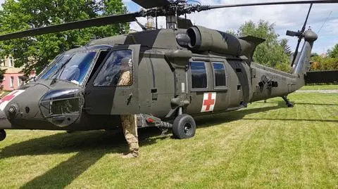 Black Hawk wylądował przed szpitalem w Drawsku Pomorskim