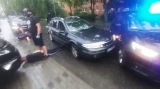 Zatrzymanie jednego z podejrzanych