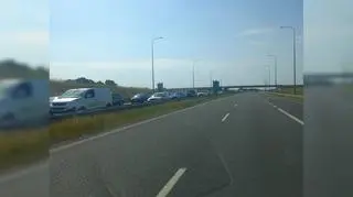 Zator na tym odcinku ma około 10 kilometrów