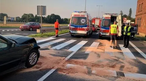 W zderzeniu obrażenia odniosło pięć osób