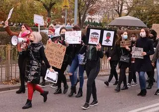Wtorkowy protest w Policach zgromadził około tysiąca osób