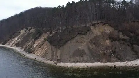 Spacery wzdłuż klifu w Orłowie bardzo niebezpieczne