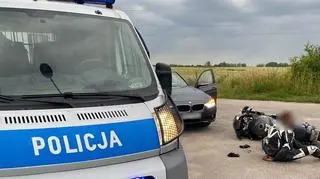 Po krótkim pościgu policjanci zatrzymali motocyklistę
