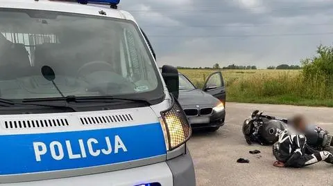 Policyjny pościg za motocyklistą. Pędził 180 km na godzinę