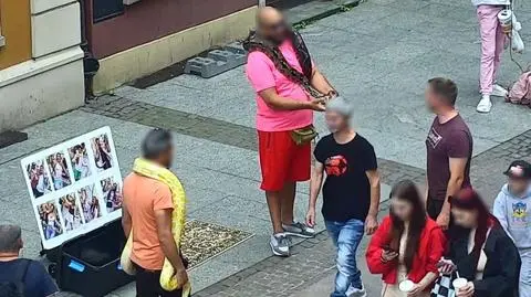 Policjanci interweniowali na Jarmarku w sprawie węży