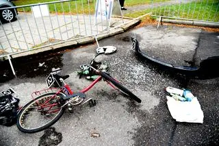 Pijany rowerzysta miał spowodować wypadek, w którym zginął