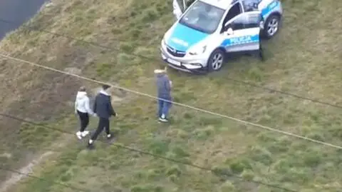 Białostoccy policjanci używają drona