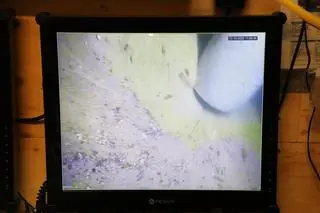 Bomba Tallboy pod wodą