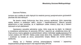 Apel prezydenta Gorzowa Wielkopolskiego