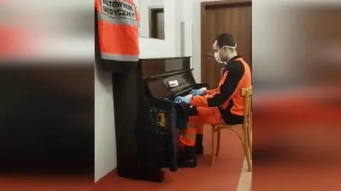 Niezwykły koncert umilił ratownikom czas izolacji