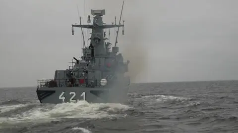 Polish Navy carries out firing drills on Baltic Sea