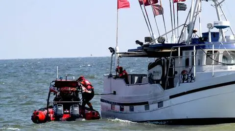 Danish boat with no crew on board ran aground on Polish coast