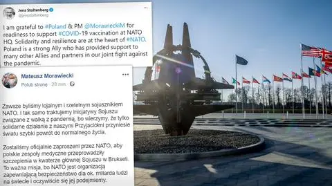 Poland sends medics and shares supplies to vaccinate NATO HQ