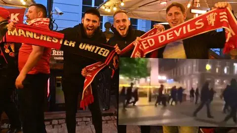 Manchester United fans were attacked in Gdańsk