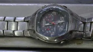 A watch the man found in lake had on his hand