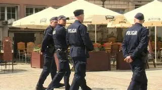 Polish police patrolling streets in Gdańsk ahead of Europa League final