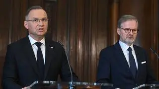 Andrzej Duda and Petr Fiala